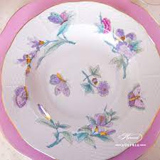 Home decor, bed & bath, women's apparel, men's apparel, shoes Royal Garden Turquoise Dinner Set For 6 Persons Herend Austria