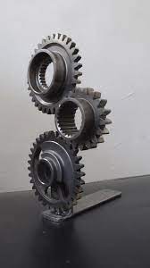Gear Sculpture Metal Art Sculpture Gear Art Scrap Metal Art