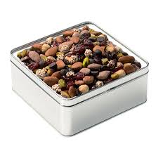 4 x 4 x 3 cm, box capacity: Square Gift Tins Fastachi