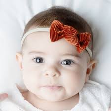 Baby Headband, Newborn Headbands, Red Velvet Headband, Baby Hair Bows,  Velvet Bow Headband, Baby Christmas Bows, Knotted Headband, ZOEY