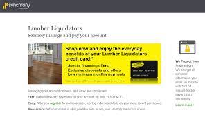 Doxo is the simple, protected way to pay your bills with a single account and accomplish your financial goals. Lumber Liquidators Credit Card Payment Synchrony Online Banking