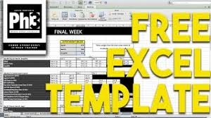 Microsoft excel templates are a powerful part of excel experience and a great way to save time. Layne Norton S Ph3 Program Free Excel Spreadsheet Youtube