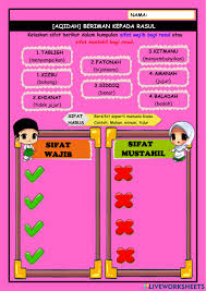 Check spelling or type a new query. Ejercicio De Sifat Waib Dan Mustahil Bagi Nabi Rasul