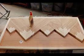 After we installed our wood planked backsplash i thought it would be fun to add some wall art behind the oven, but i didn't want to use any typical kitchen wall art. Wood Mountain Wall Decor 7 Steps With Pictures Instructables