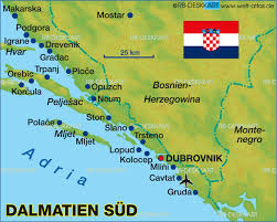 Um google maps verwenden zu können, muss javascript aktiviert sein. Karte Von Dalmatien Sud Region In Kroatien Welt Atlas De