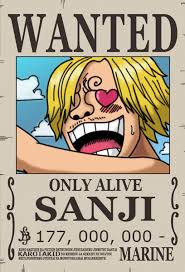 Jual produk poster buronan one piece murah dan terlengkap agustus. Sanji Dressrosa Wanted Poster 177 000 000 Berry One Piece Series One Piece Manga One Piece Photos