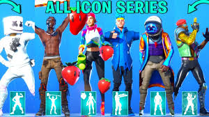Maybe you would like to learn more about one of these? Fortnite Dance Battle Of All Icon Series Skins All Icon Series Dances Youtube