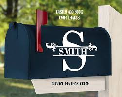 Mailbox Decal Mockup Template Vinyl Mail Box Decal Graphic Etsy Mailbox Decals Mailbox Diy Mailbox