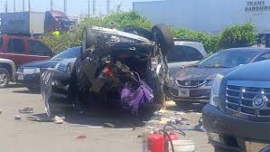 Al roker's daughter courtney is married, today stars attend fairytale ceremony. Cbs2 Exclusive Video Car Catapults Off Nj Turnpike In Linden 1 Killed Cbs New York