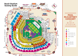 Busch Stadium Seating Map Rows Wallseat Co