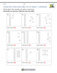 Click one of the tens and ones worksheets below to go to its corresponding download page. Place Value To 20 Worksheets