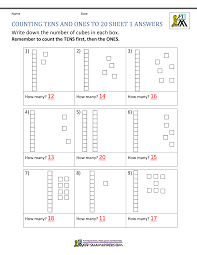 Benefits of 1st grade tens and ones worksheets. Worksheet On Tens And Ones For Class 1 Preschool Worksheet Gallery