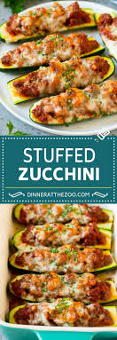 These healthy stuffed zucchini boats are easy enough to make during the weeknight, but also work great reheated and when frozen. Stuffed Zucchini Boats Dinner At The Zoo