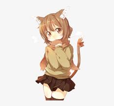 See more ideas about anime cat, anime, cat art. Cat Girl Brown Outfit Neko Girl Anime Transparent Png Image Transparent Png Free Download On Seekpng