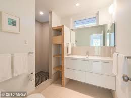 Love That Shelf Idea For The Awkward Space Between The Vanity Sink Wall The Opening Would Fit Above The Heating Register Home Vanity Sink Bathroom