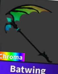 This is very rare and one of the best godly in the game get great deals on others chat to buy. Saw A Guy In Murderer Mystery With Chroma Batwing Theyeetpeople