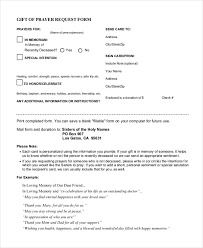 We have a lot of forms you can download for free. Free 11 Sample Prayer Request Forms In Pdf Word