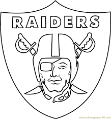 The raiders began playing in 1960 as a member club of the american. Oakland Raiders Logo Coloring Page For Kids Free Nfl Printable Coloring Pages Online For Kids Coloringpages101 Com Coloring Pages For Kids