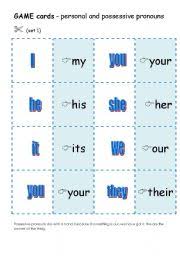 Free printouts and resources for first grade wonders unit two week three. Pronouns Games Worksheets