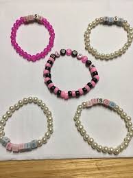 Blackpink Bracelets Blackpink Jewelry Custom Kpop Bracelet Etsy Friendship Bracelets With Beads Kandi Bracelets Diy Bracelets Patterns