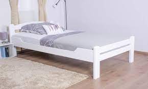 Top marken günstige preise große 62 admirably ideas of matratzen überlänge 220. Einzelbett Easy Premium Line K4 In Uberlange 120 X 220 Cm Buche Vollholz Massiv Weiss Lackiert