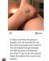 Pin Auf Stick And Poke Instagram Thanks Lucia Ann Moontattoo Diytattoo Sticknpoke Sticknpoketattoo Sticksndpokekit