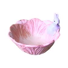 Let us know what you think about this product. Pink Food Bowl For Rabbits Heavy Feed Bowl Bunny And Cat