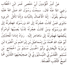 Hadith 1 Actions Are By Intentions Hadith Intentions Lessons Activities