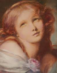 Lot 181: Adelia A. Lutz Portrait Painting