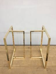 Tavolo Da Pranzo In Ottone Gambe Metallo 28 X 23 Etsy In 2020 Metal Table Legs Dining Table Legs Brass Dining Table