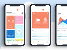Healthy App Design Design Style App Uidesign Mobile Health Healthcare Startup Modern Activity Tracker App Health App Workout Apps