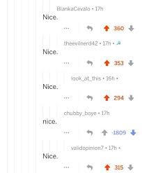Your daily dose of app extra features: R Me Irl S Nice Downvote Know Your Meme