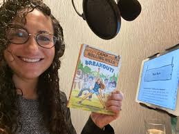 BREAKOUT!!! 💙🤍 The audiobook recording of Camp Rolling Hills: Book 3  complete! This one is all about Color War (Blue Psychedelic 60s vs White  Awesome 80s) and unexpected love! It's got SING