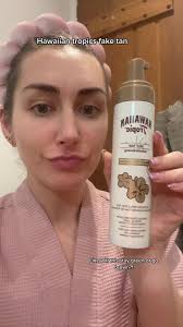 ERMMMM is this Hawaiian tropics tan supposed to be green ORRR