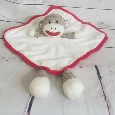 July 2013 suggested yarn berroco vintage chunky. Baby Starters Bedding Baby Starters Sock Monkey Security Blanket Poshmark