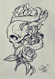 Like The Shape Tattoos Rose Tattoo Design Skull Tattoos