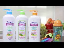 This liquid cleanser is basically secure in your child's pacifiers, nipples, bottles, toys or even vegetables and fruit. Pureen Liquid Cleanser For Feeding Bottles Nipples Vegetables Youtube