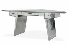 This is a 100% authentic aviator office desk, upcycled from the wing slats of an airbus a300 aircraft. Aviator Executive Fighter Jet Wing Desk Polished Aluminum Ebay