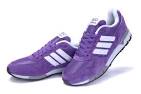 Purple adidas shoes