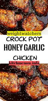 Crock Pot Honey Garlic Chicken Chicken Crockpot Recipes Honey Garlic Chicken Recipes