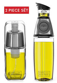 Buy oil dispenser and get the best deals at the lowest prices on ebay! Olive Oil Dispenser And Oil Sprayer For Cooking Set Premium Oil Mist Dwellza