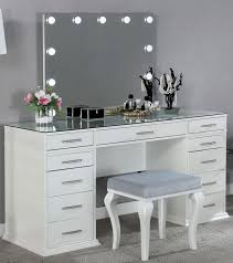 Luminous White Vanity Set