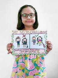 Get to promote and raise awareness in the activism against child labor with this world anti child labor day card. Presidians Spread Awareness About World Day Against