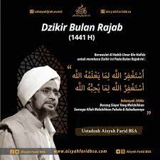Dzikir Bulan Rajab Membaca Bulan Agama
