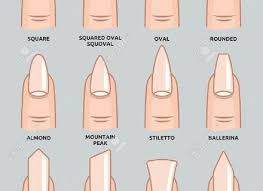 Acrylic Nail Types Chart Edgrafik Tepaksirehblog