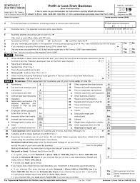 Form 1040 (officially, the u.s. Irs Form 1040 1040 Sr Schedule C Download Fillable Pdf Or Fill Online Profit Or Loss From Business Sole Proprietorship 2019 Templateroller