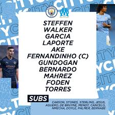 Get the up to date fixture schedule for manchester city for 2020/21 season. Manchester City On Twitter Tonight S City Line Up Xi Steffen Walker Garcia Laporte Ake Fernandinho C Gundogan Bernardo Mahrez Foden Torres Subs Carson Stones Sterling Jesus Aguero De Bruyne Mendy