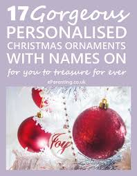 17 Personalised Christmas Ornaments With Names That You Will Treasure For Ever Personalized Christmas Ornaments Personalized Christmas Christmas Ornaments
