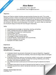 Hair Stylist Resume Sample Hairstylist Resume Job Resume Examples Resume Skills