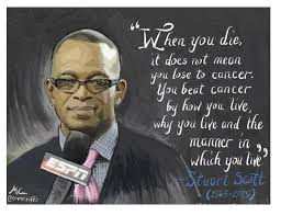 And i'm going to hit harder than you.' Comicriffs On Twitter When You Die You Don T Lose To Cancer Rip Stuart Scott Espn Stuartscott Http T Co Yj5j1hu3yt